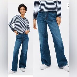 John Lewis Anyday Holborn Wide Leg Jeans , size 10